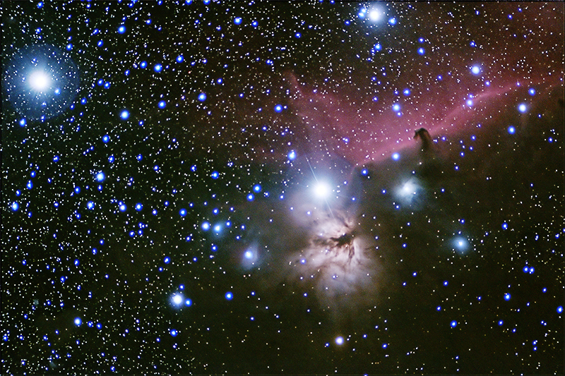 Horehead and Flame Nebulae